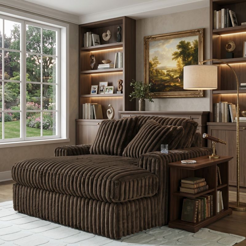 Brown  Stupendous Chaise Lounge