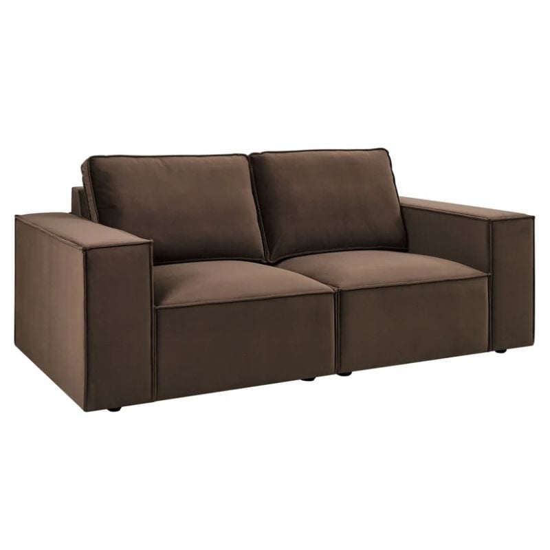 Brooklyn 2 Seater Sofa - Chocolate Brown