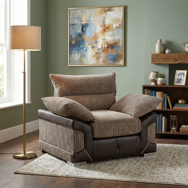 Arm Chair – Stylish Comfy Accent Chair for Living Room | Beige, Grey & Black Options