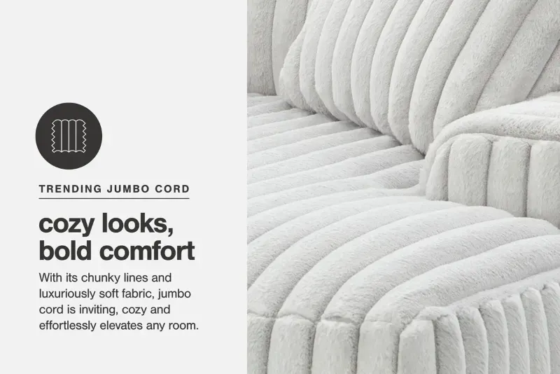 Stupendous 2PC Sectional  Couch l-Shape Cream Corner LEFT/RIGHT Hand Sofa