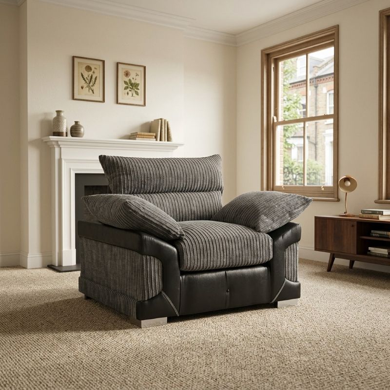 Comfy Arm Chair – Contemporary Accent Sofa Chair for Bedroom & Lounge
