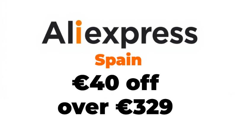 €40 off over €329 Aliexpress Spain Promo Code