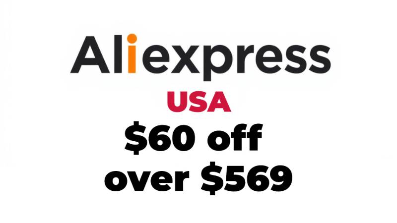 $60 off over $569 Aliexpress United States Promo Code