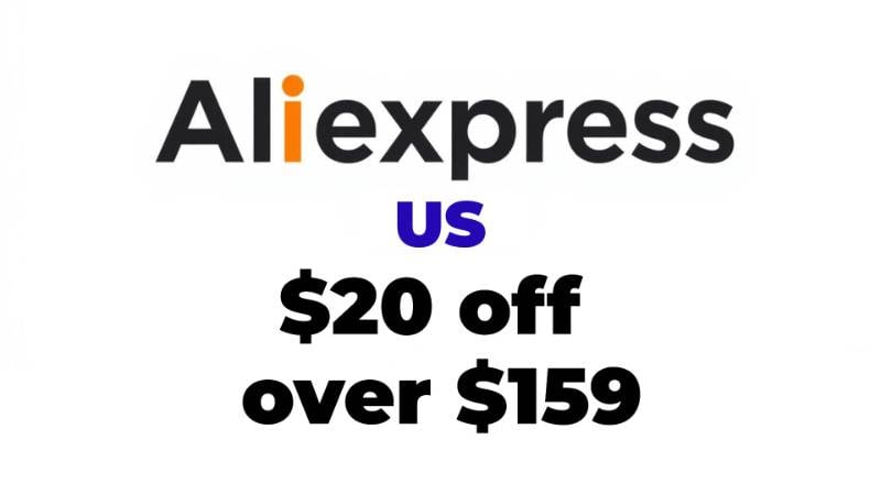 $20 off over $159 Aliexpress United States Promo Code