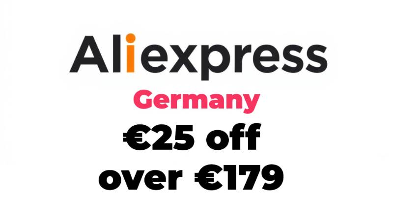 €25 off over €179 Aliexpress Germany Promo Code