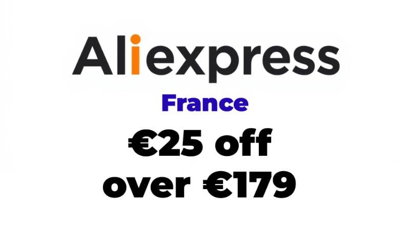 €25 off over €179 Aliexpress France Promo Code