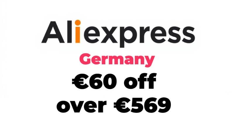 €60 off over €569 Aliexpress Germany Promo Code