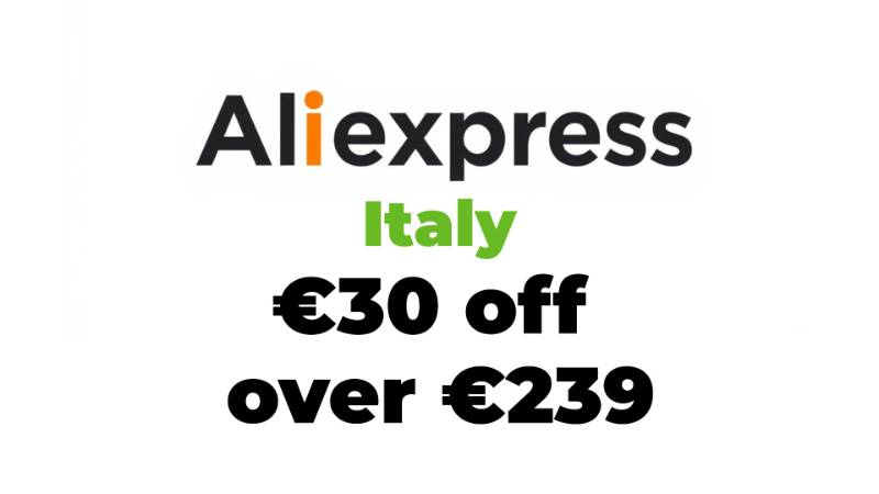 €30 off over €239 Aliexpress Italy Promo Code