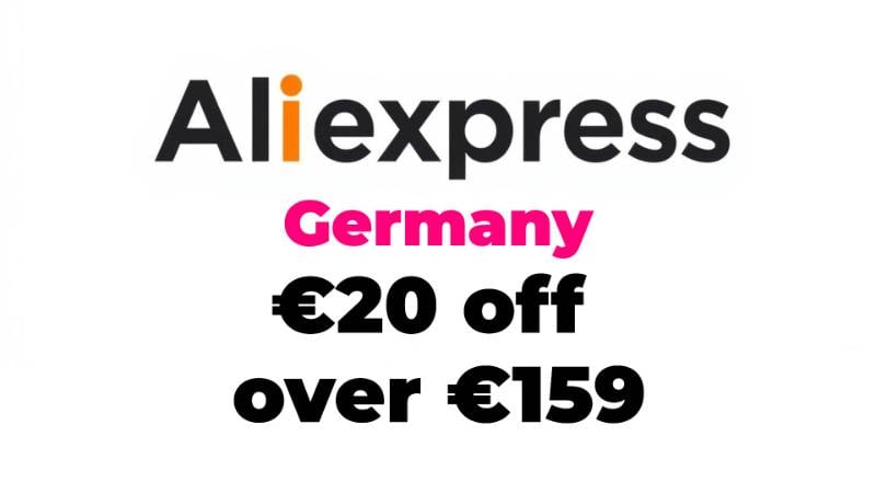 €20 off over €159 Aliexpress Germany Promo Code