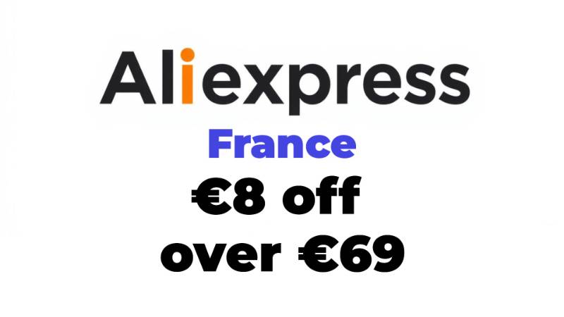 €8 off over €69 Aliexpress France Promo Code