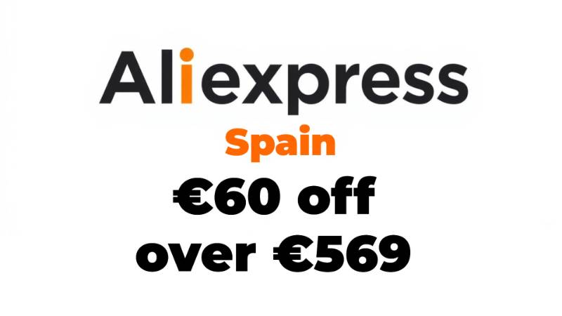 €60 off over €569 Aliexpress Spain Promo Code