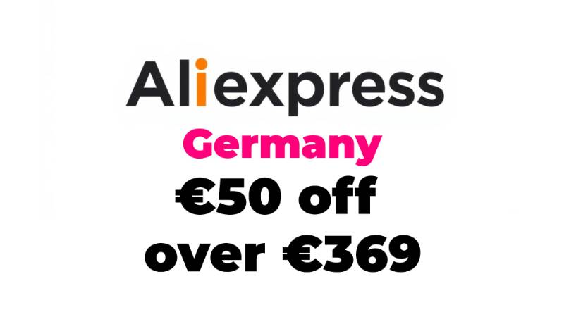 €50 off over €369 Aliexpress Germany Promo Code