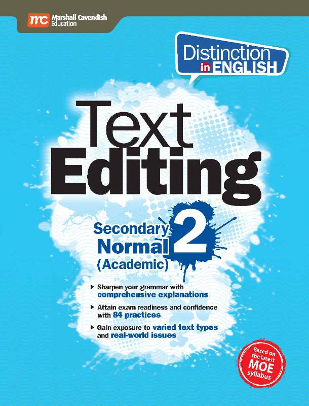 Distinction in English: Text Editing Sec 2 G2