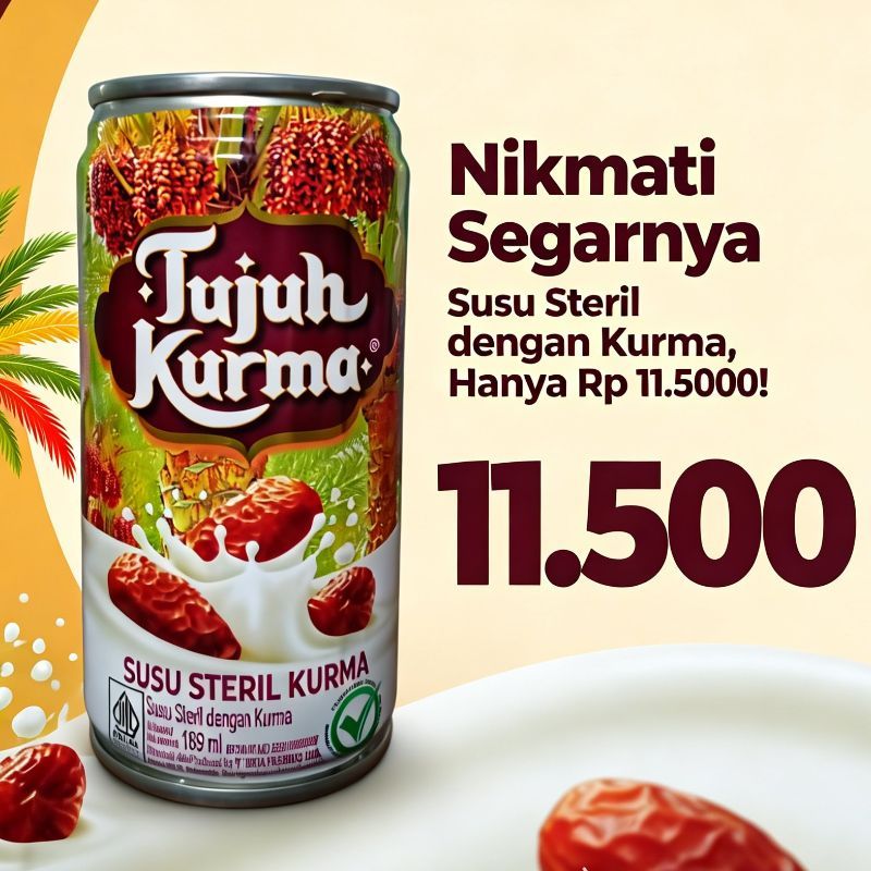 Susu Tujuh Kurma 189 ml