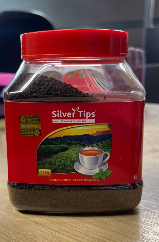 GN TEA JAR 225G - SILVER TIPS