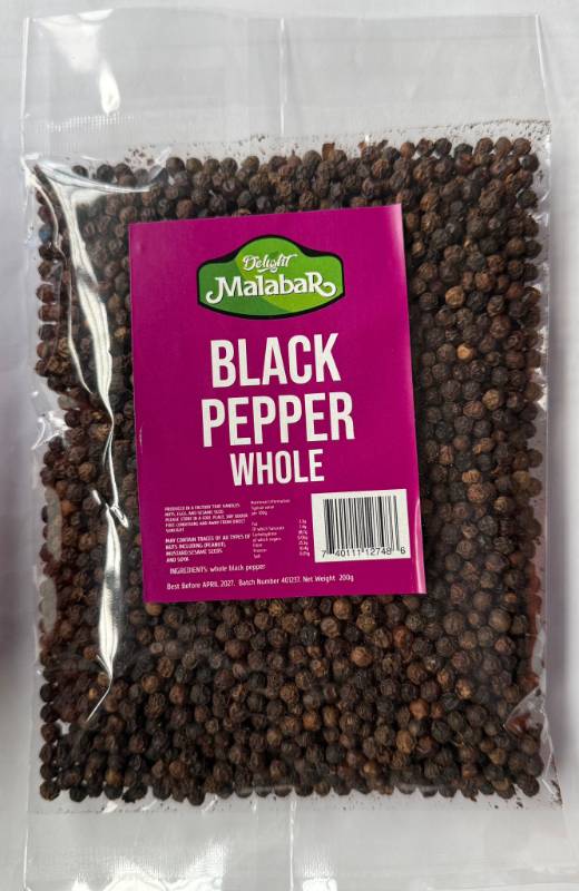 DM BLACK PEPPER WHOLE (KURUMULAK)  200g