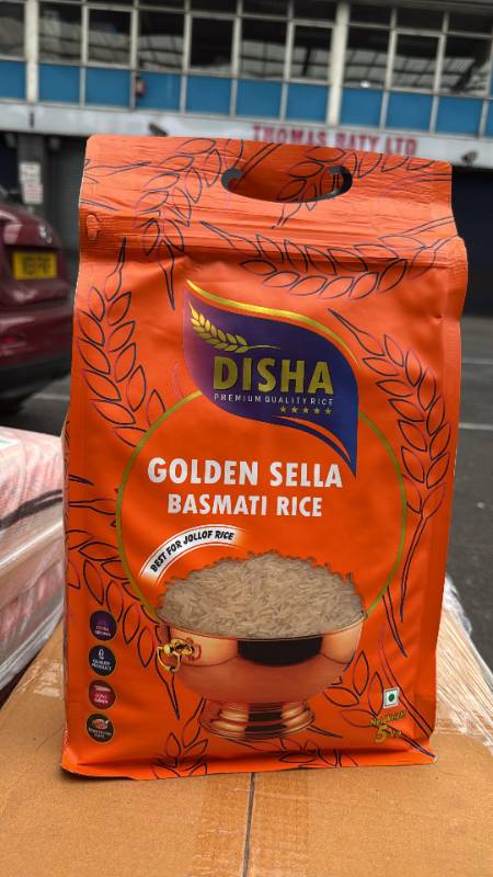 GN GOLDEN SELLA BASMATI RICE 5 KG- DISHA