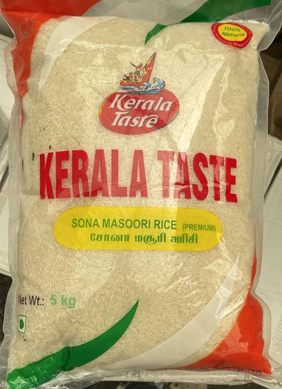 KT SONAMASOORI RICE 5KG