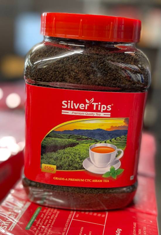 GN TEA JAR 450G - SILVER TIPS