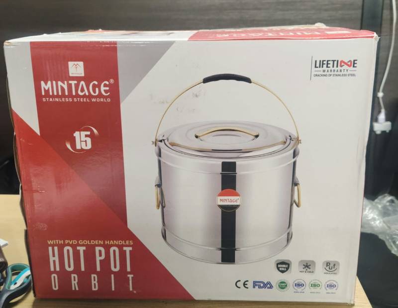 KW HOT POT ORBIT SS 15 LTR - MINTAGE