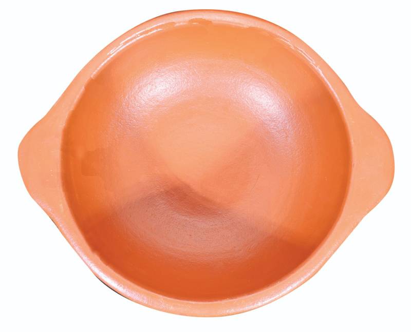 KW ORGANIC KADAI POT W/LID & HANDLE-(10'') 254MM