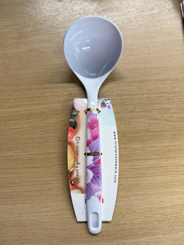 KW SPOON 27CM ROSE PLASTIC (1*1)