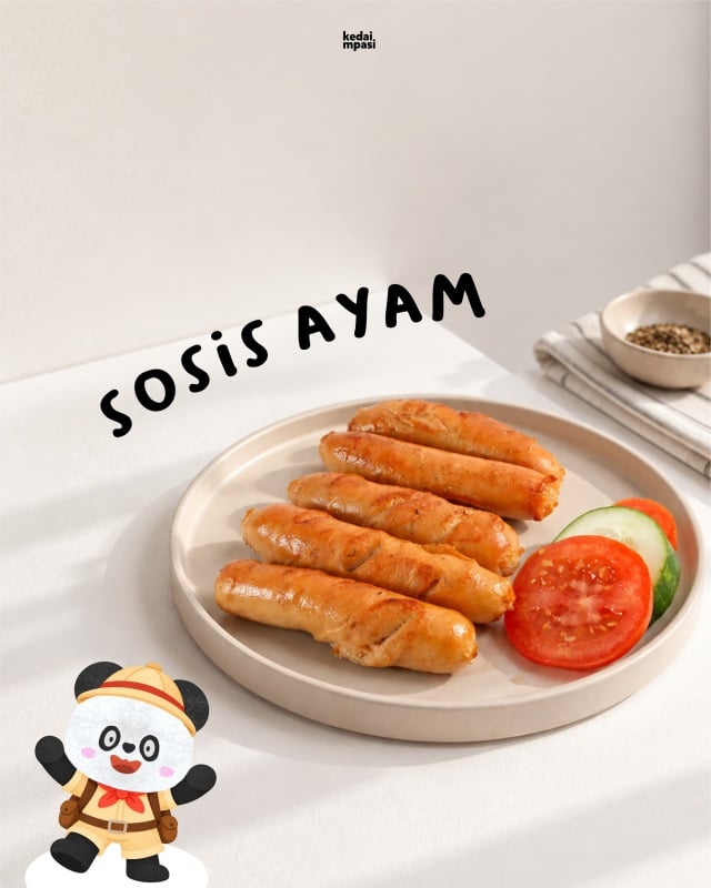 Sosis ayam organik (Kedai MPASI)