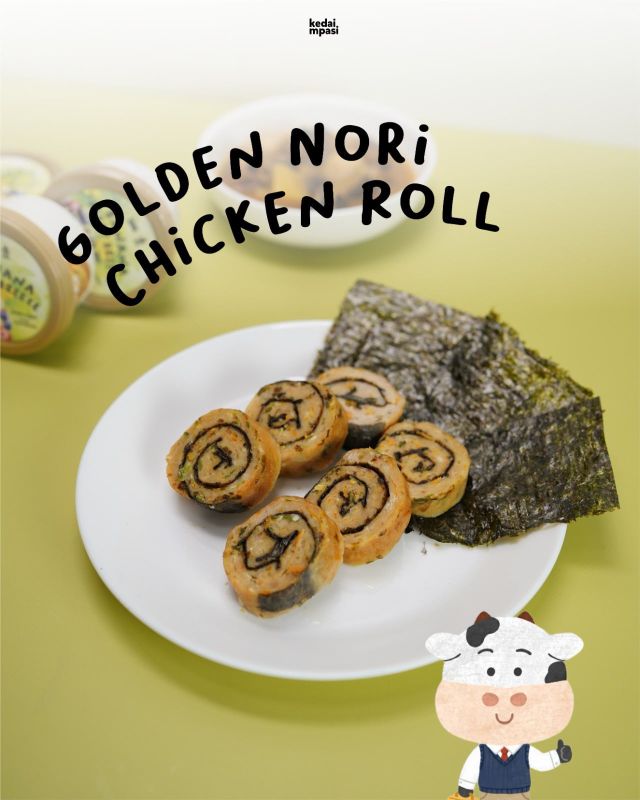 Golden nori chicken organik roll