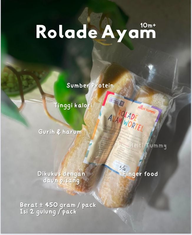 Rolade ayam probiotik wortel gulung (mamtummy)