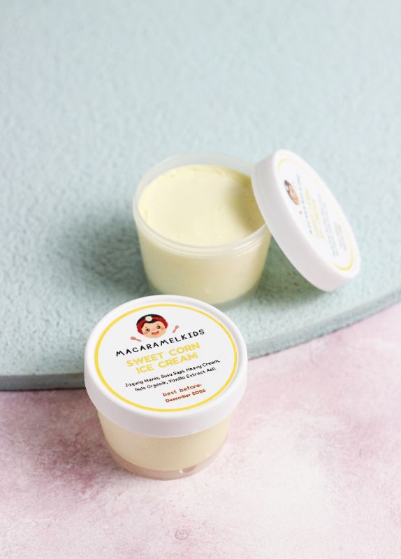 Sweet corn ice cream
