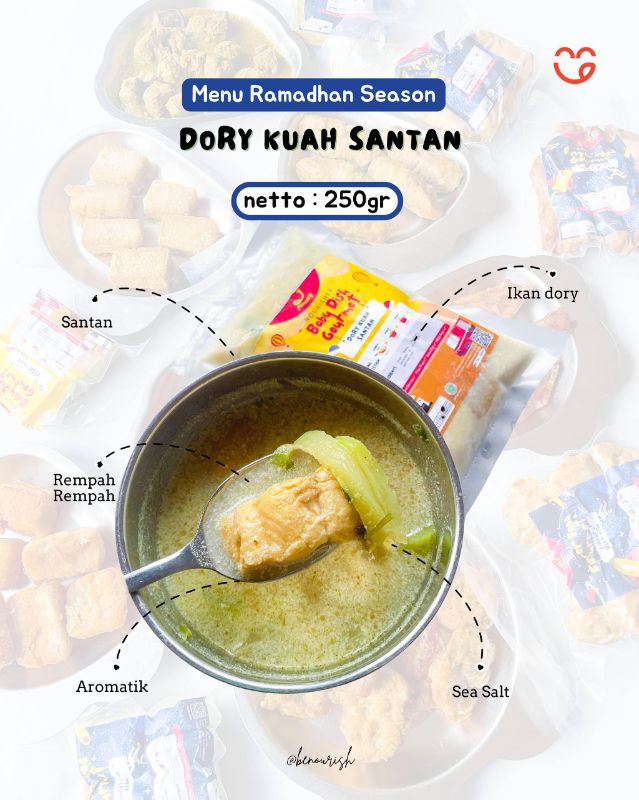 Ikan dori kuah santan