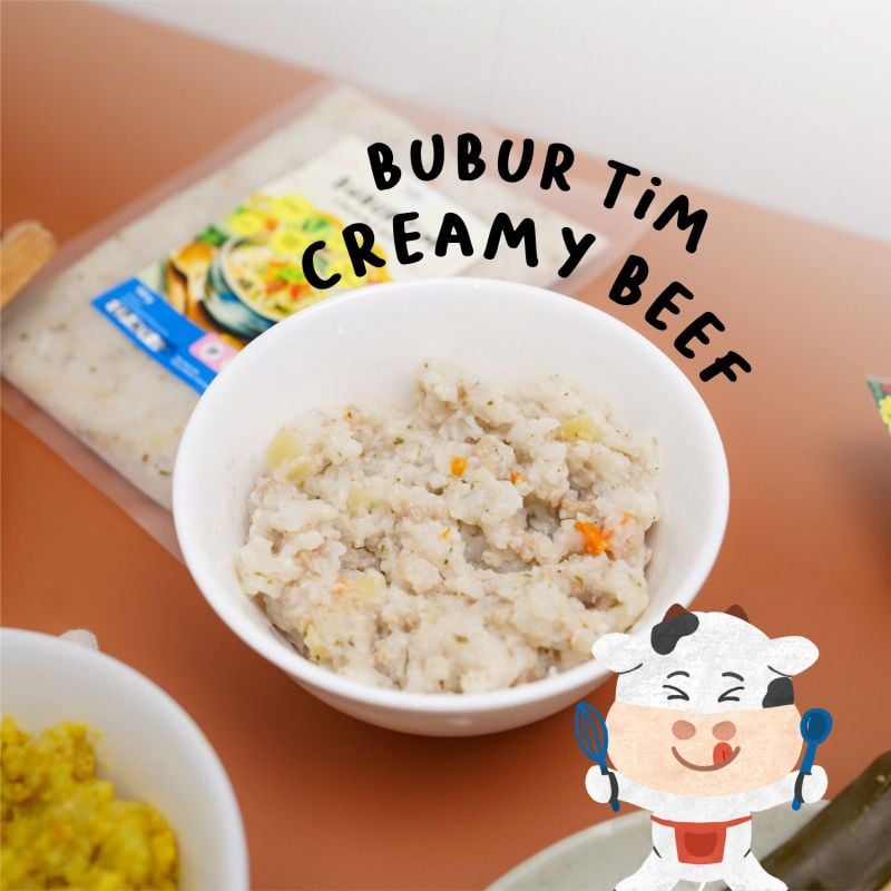 Bubur tim creamy beef (kedai mpasi)