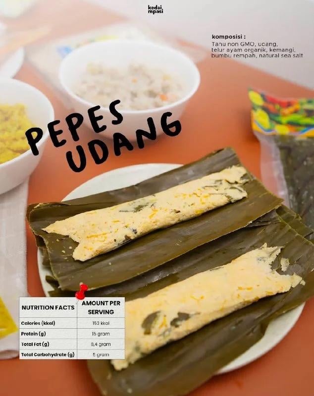 Pepes tahu udang