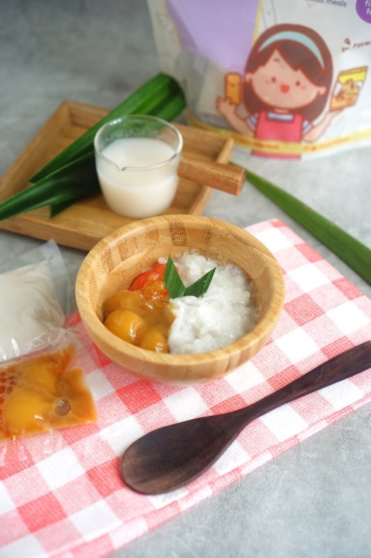 Bubur sum-sum kuah susu