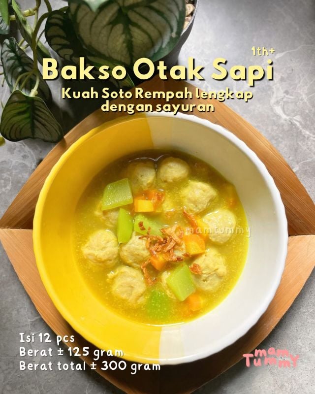 Bakso otak sapi kuah soto