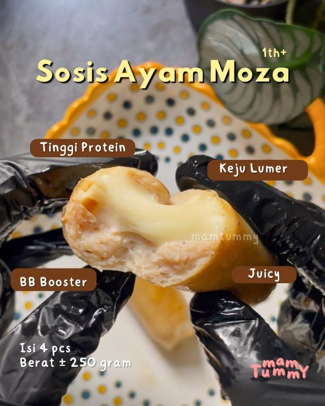 Sosis ayam probiotik moza