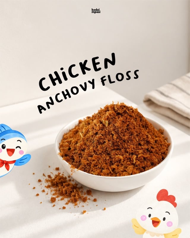 Chicken organik anchovy floss