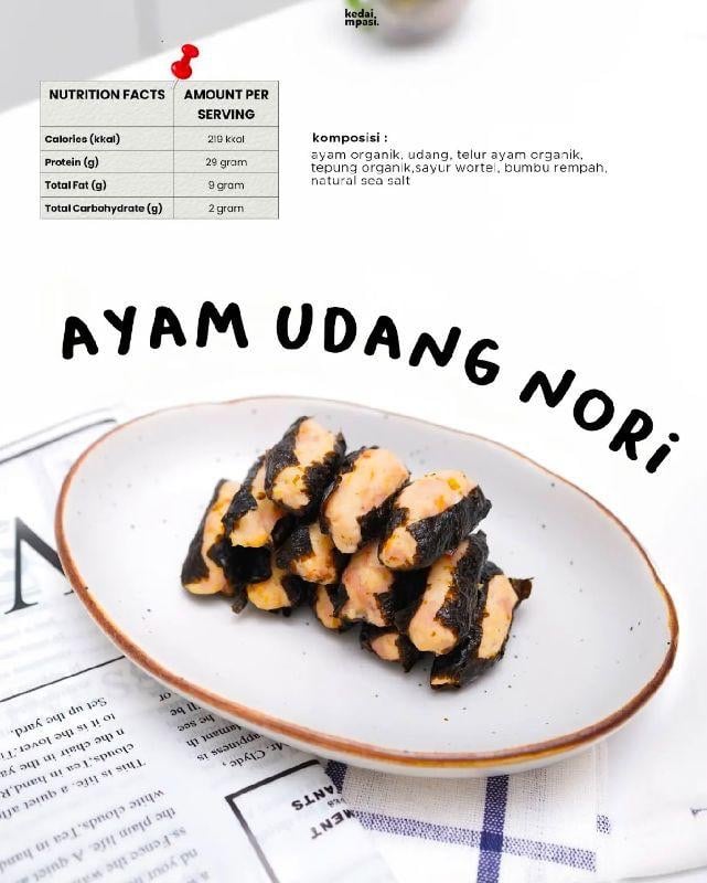 Ayam organik udang nori