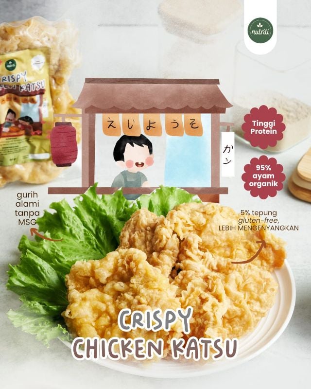 Crispy chicken organik katsu gluten free
