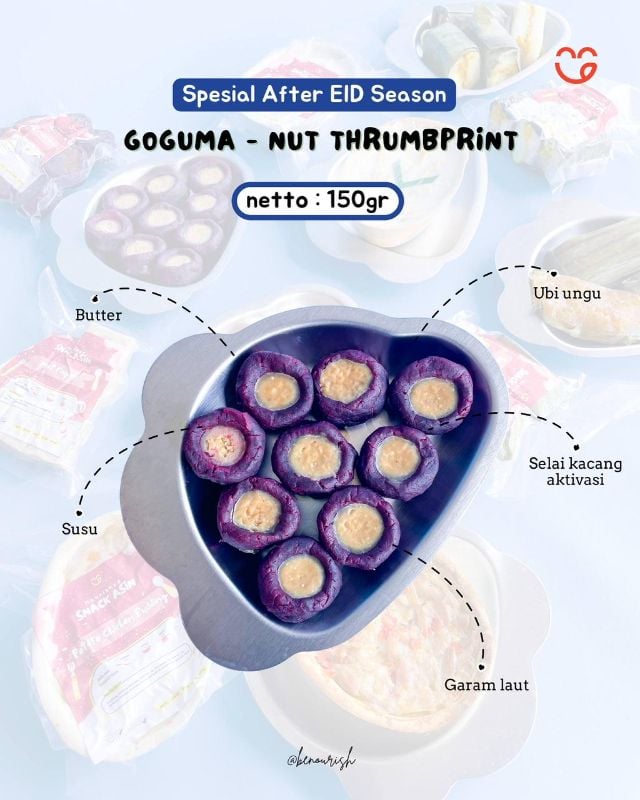 Goguma-nut thrumbprint