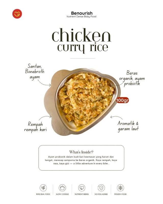 Tim chicken probiotik curry (benourish)