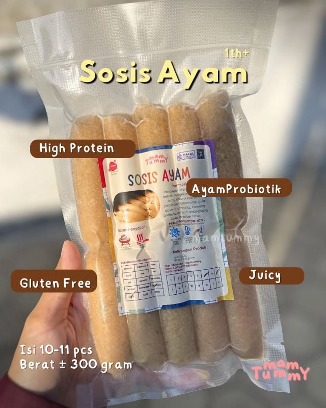 Sosis ayam probiotik (mamtummy)