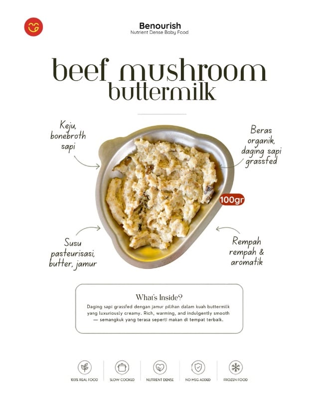 Tim beef grassfed mushroom buttermilk (benourish)