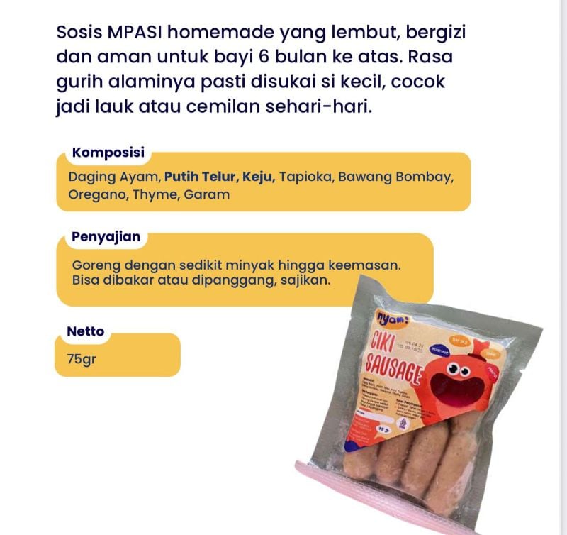 Mini ciki sausage gluten free