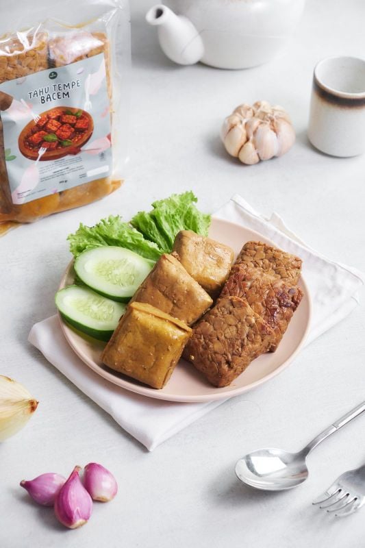 Tahu tempe bacem organik (family size)
