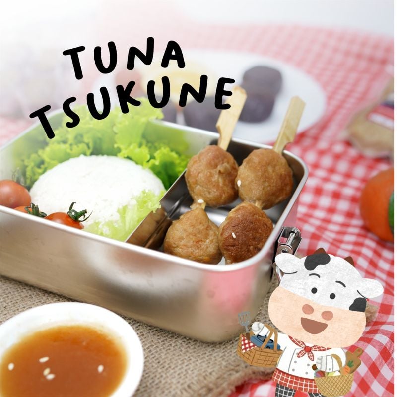 Tuna tsukane with sauce