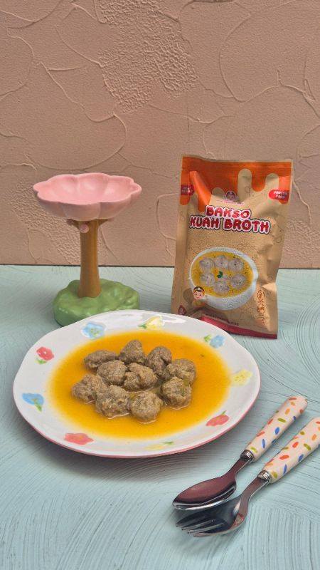Bakso organik kuah broth
