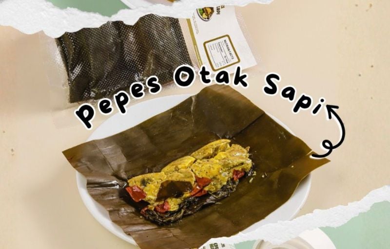 pepes otak sapi grassfed