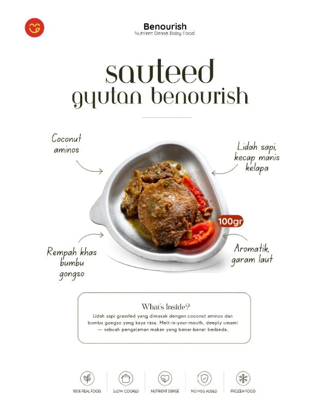 Sauteed gyutan benourish