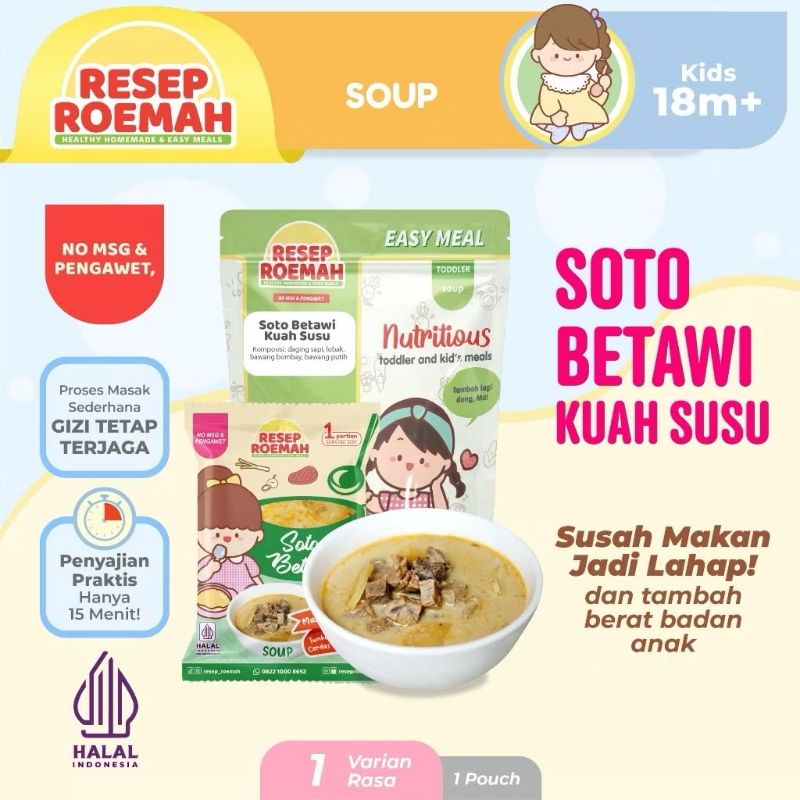 Soto betawi susu (Reguler)
